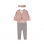 COMPLETO GILET, BODY E LEGGINS