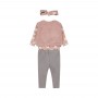 COMPLETO GILET, BODY E LEGGINS