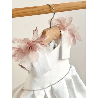 ABITO IN MIKADO BIANCO