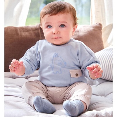 TUTA AVION/SAND FELPA + PANTALONE