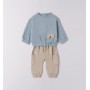 TUTA AVION/SAND FELPA + PANTALONE