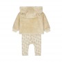 COMPLETO CON CAPPOTTINO CREMA