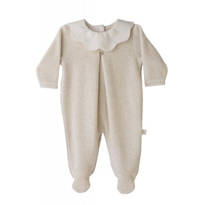 TUTINA CON COLLETTO PETALO SAND