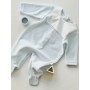 TUTINA CIELO CON CARRE' BIANCO CON BORDO SMERLATO