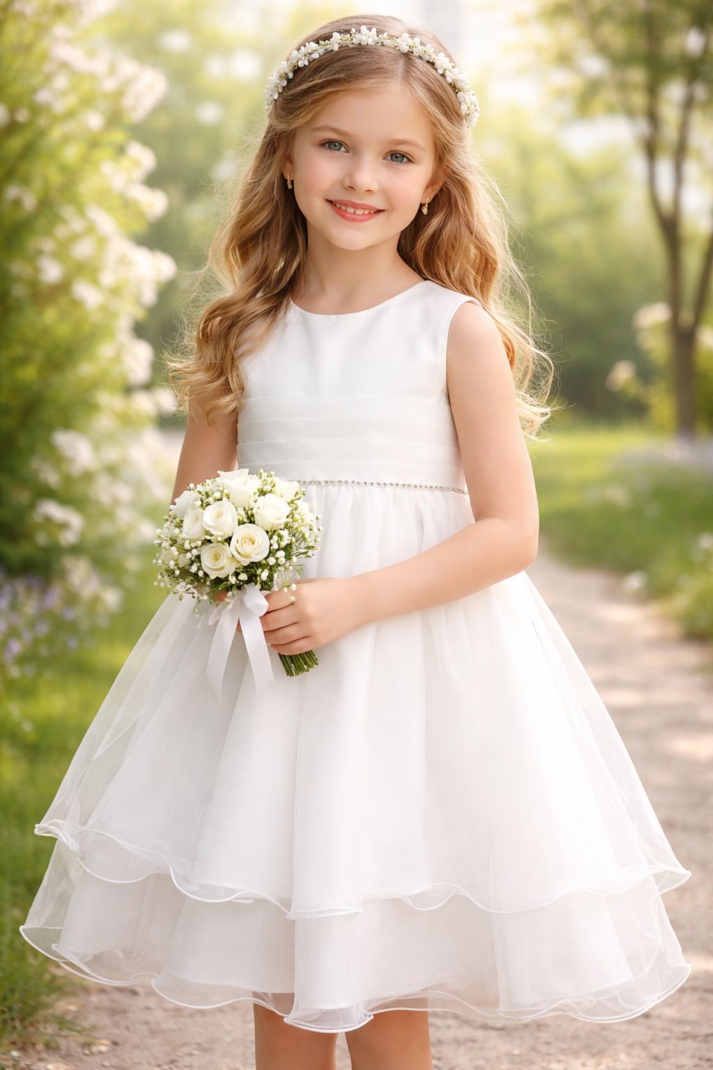 ABITO ELEGANTE CORTO BIANCO