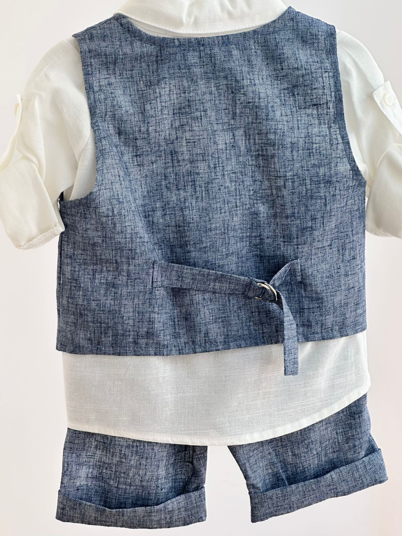 COMPLETO BLU MELANGE