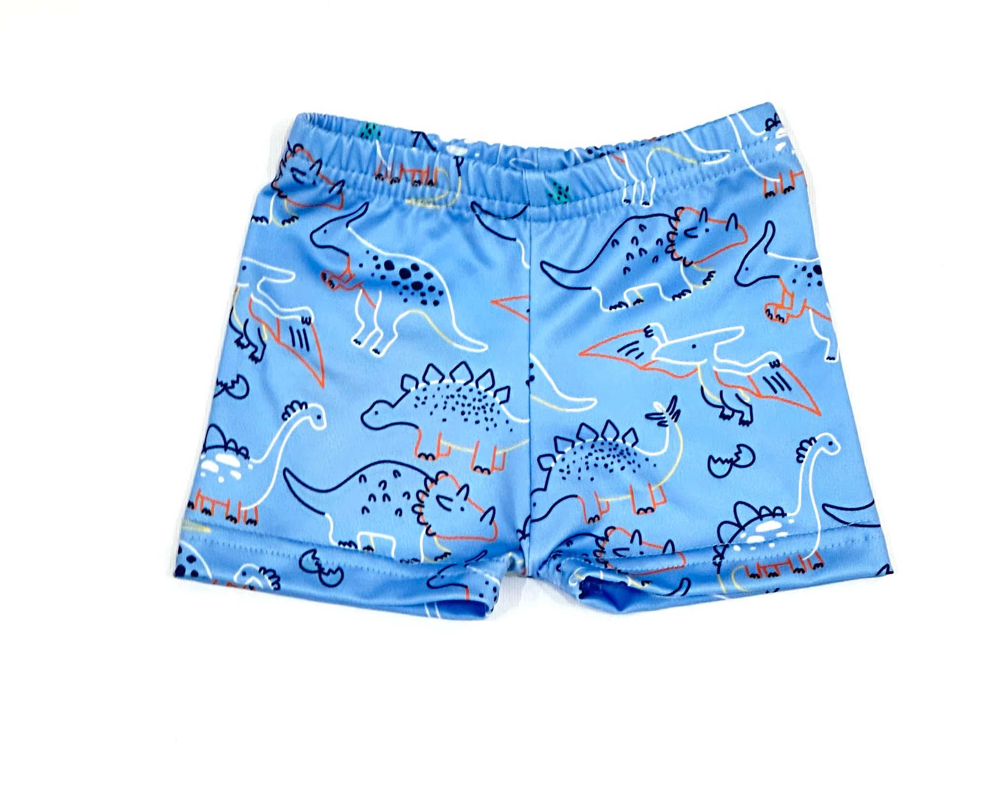 COSTUME PANTALONCINO BLU DINOSAURI