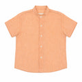 CAMICIA ARANCIO LINO