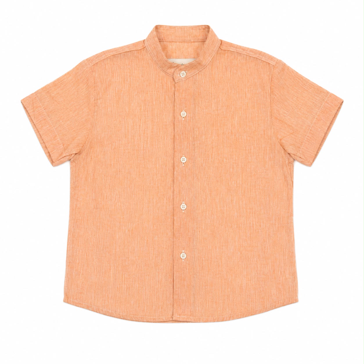 CAMICIA ARANCIO LINO