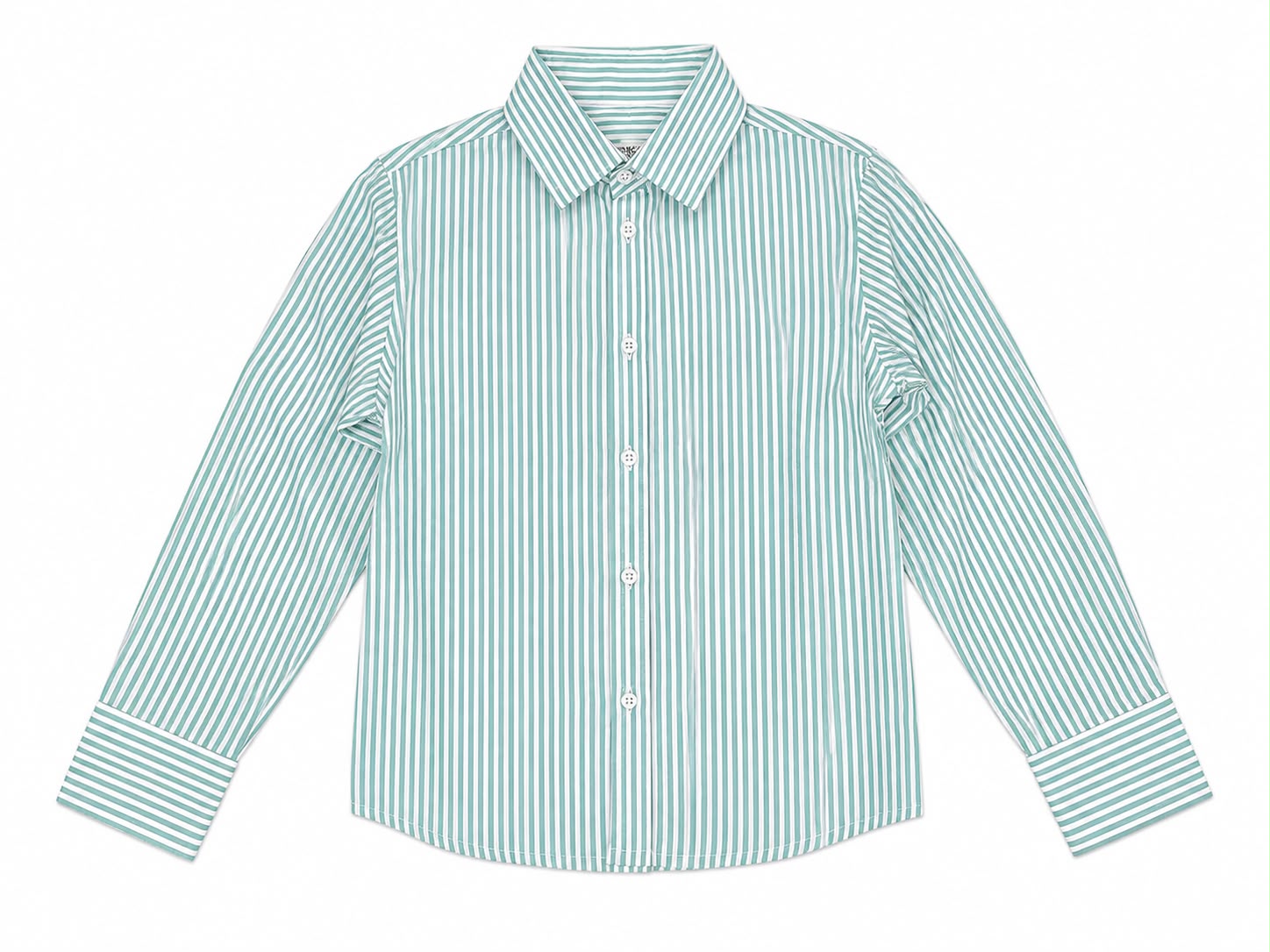 CAMICIA A RIGHE MENTA