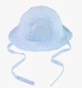 CAPPELLO A QUADRETTI CELESTE