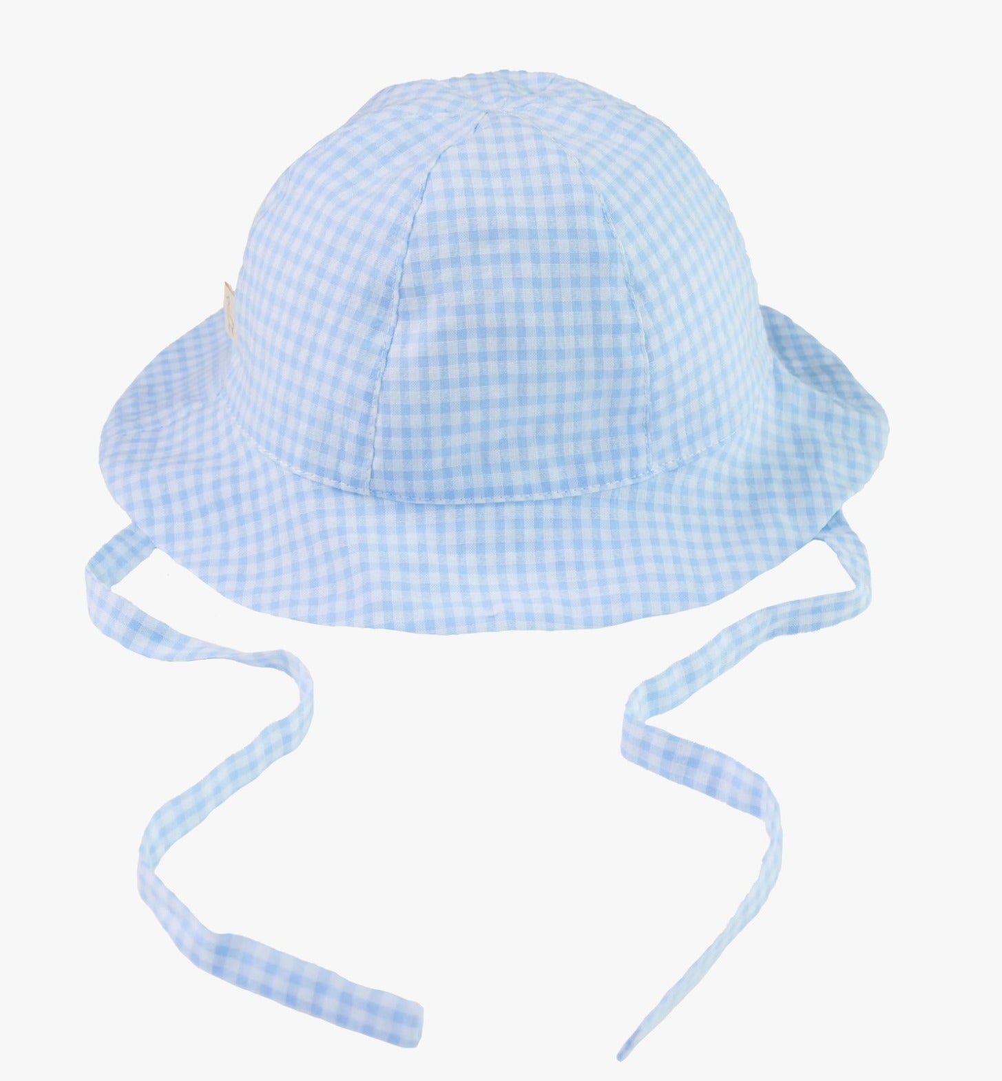 CAPPELLO A QUADRETTI CELESTE