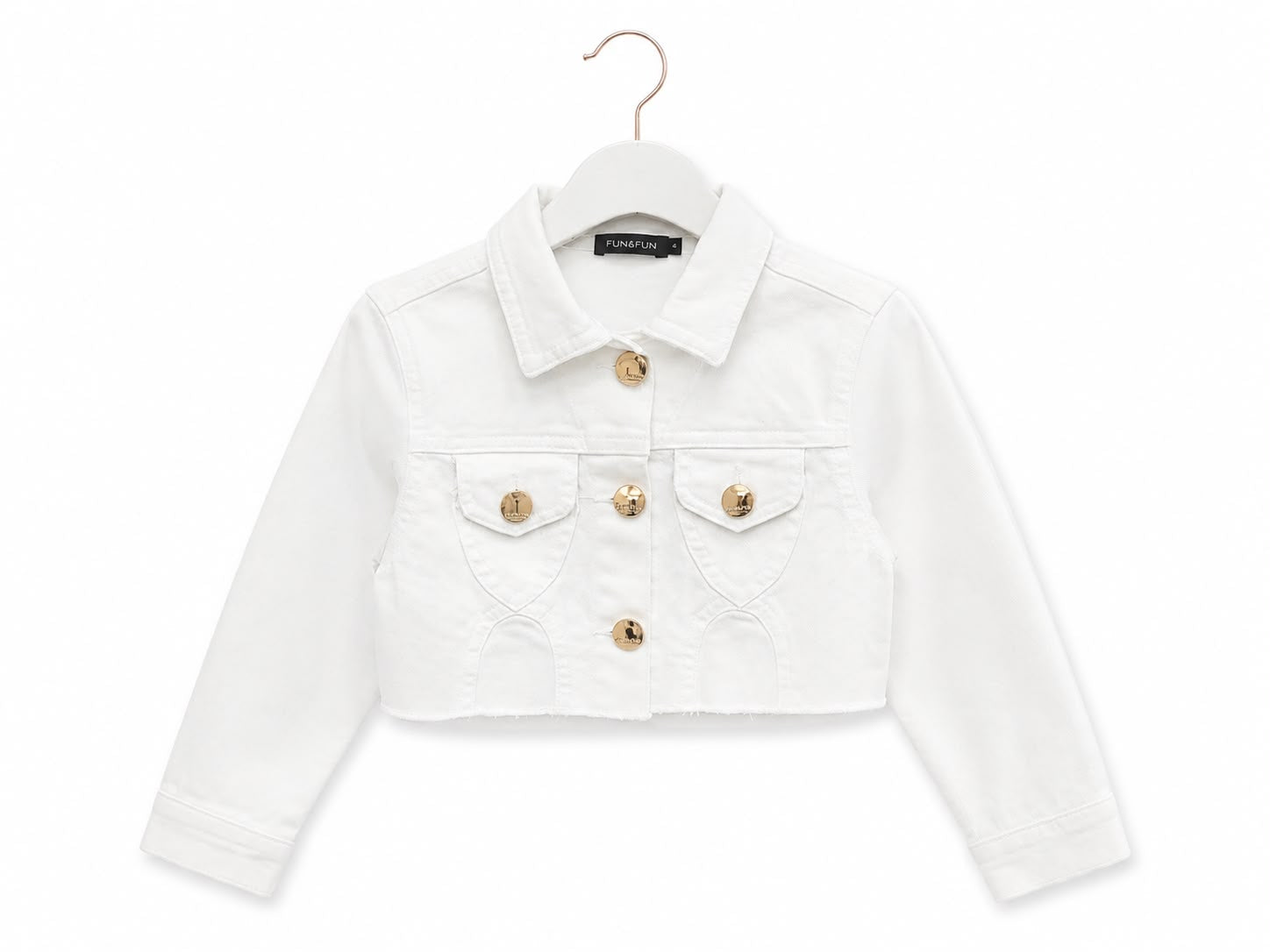 GIACCA JEANS OFF WHITE