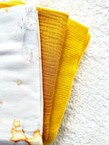 COPERTA+2MUSSOLE SENAPE STELLE