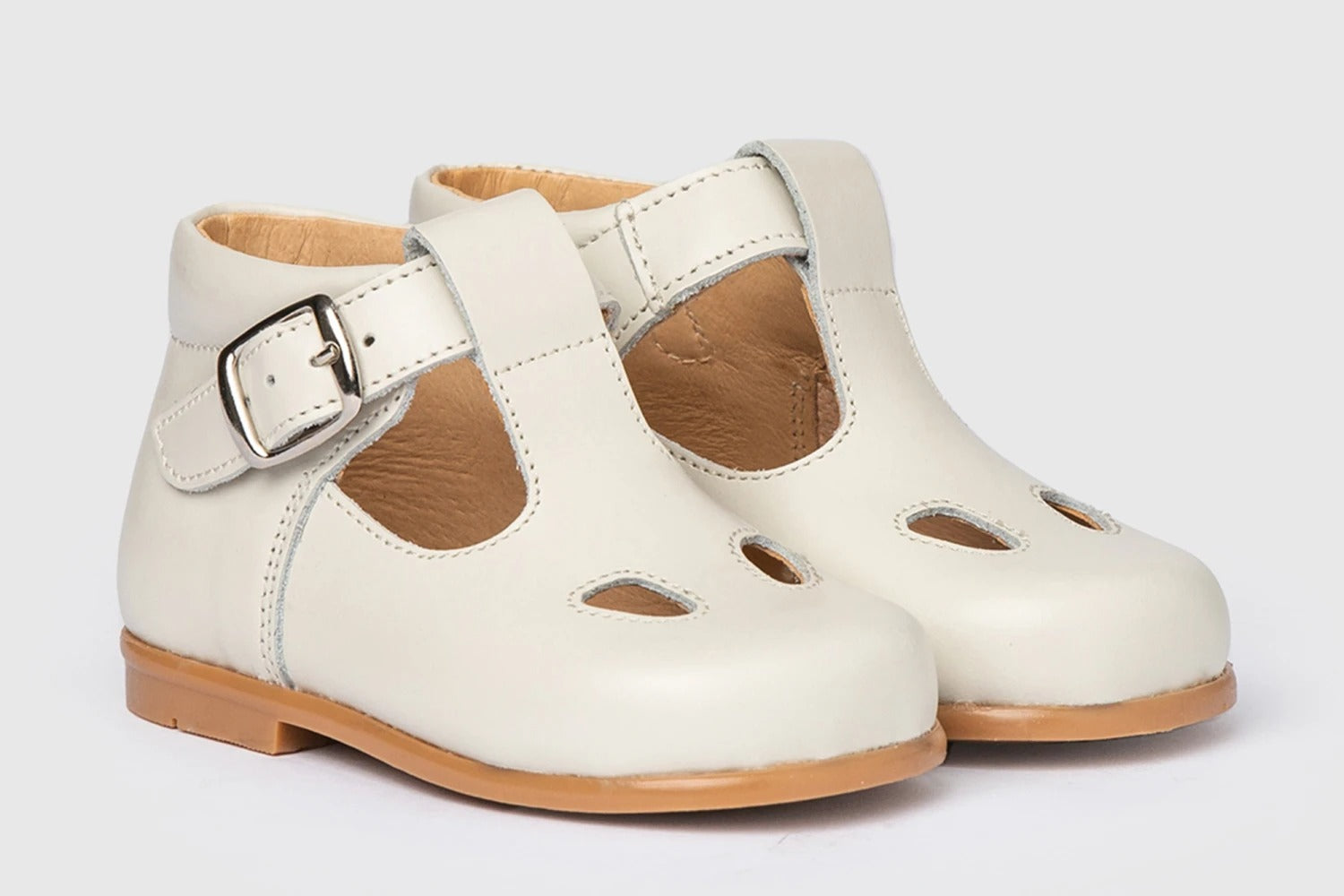 OCCHIELLO BEIGE IN PELLE