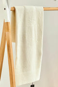 COPERTA A MAGLIA PANNA