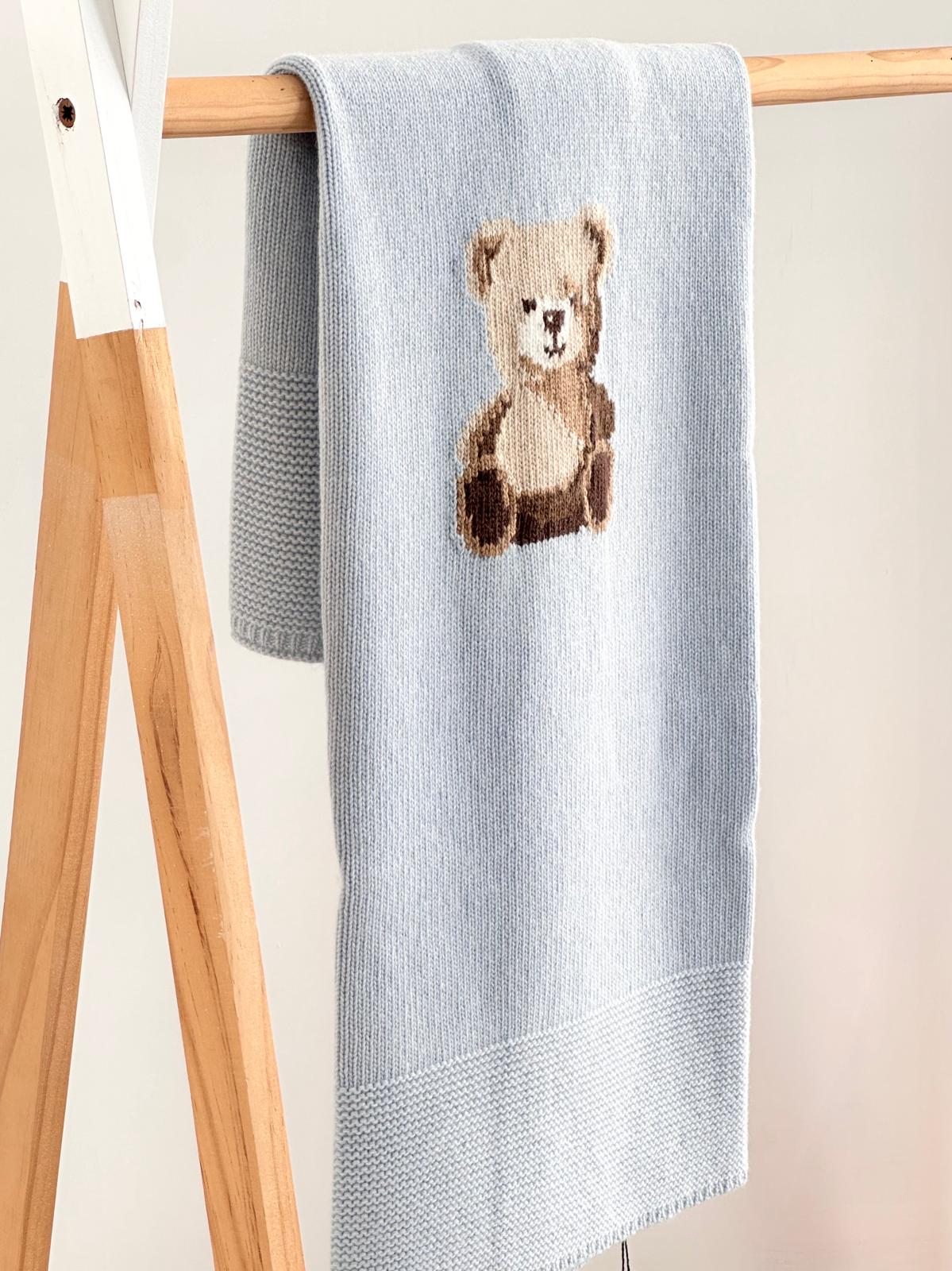 COPERTA TEDDY CIELO