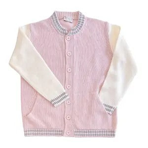 BOMBER ROSA IN LANA E CASHMERE