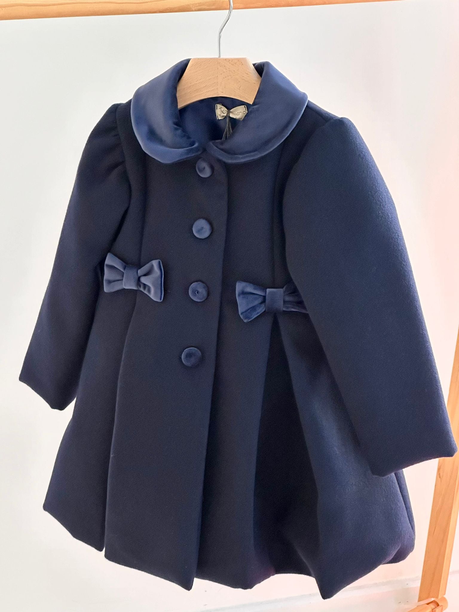 CAPPOTTO BLU FIOCCO
