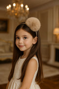 CERCHIETTO POMPON BEIGE