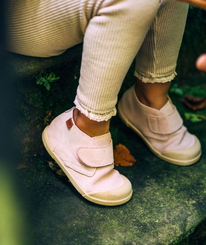 MEZZO STIVALETTO IN CAMOSCIO ROSA