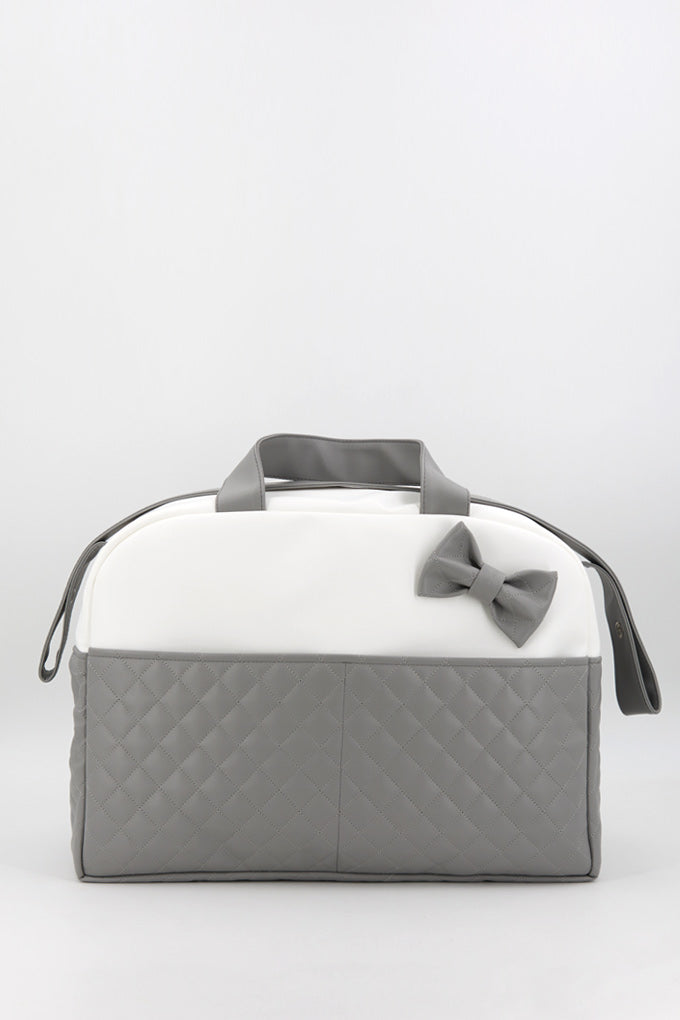 BORSA MATERNITY GRIGIO FIOCCO