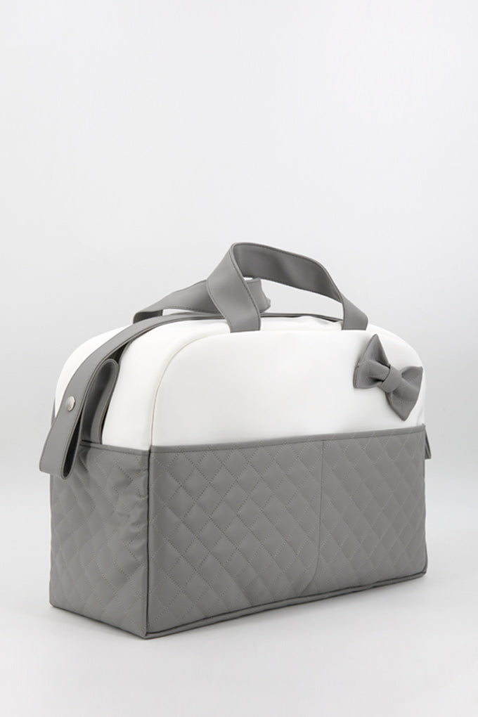BORSA MATERNITY GRIGIO FIOCCO