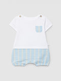 PAGLIACCETTO CON PANTALONCINO E TASCHINO A RIGHE