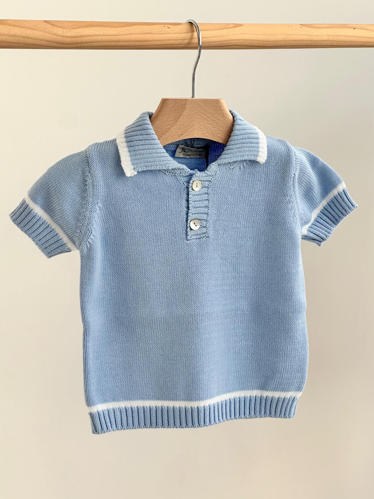 POLO IN FILO TURCHESE