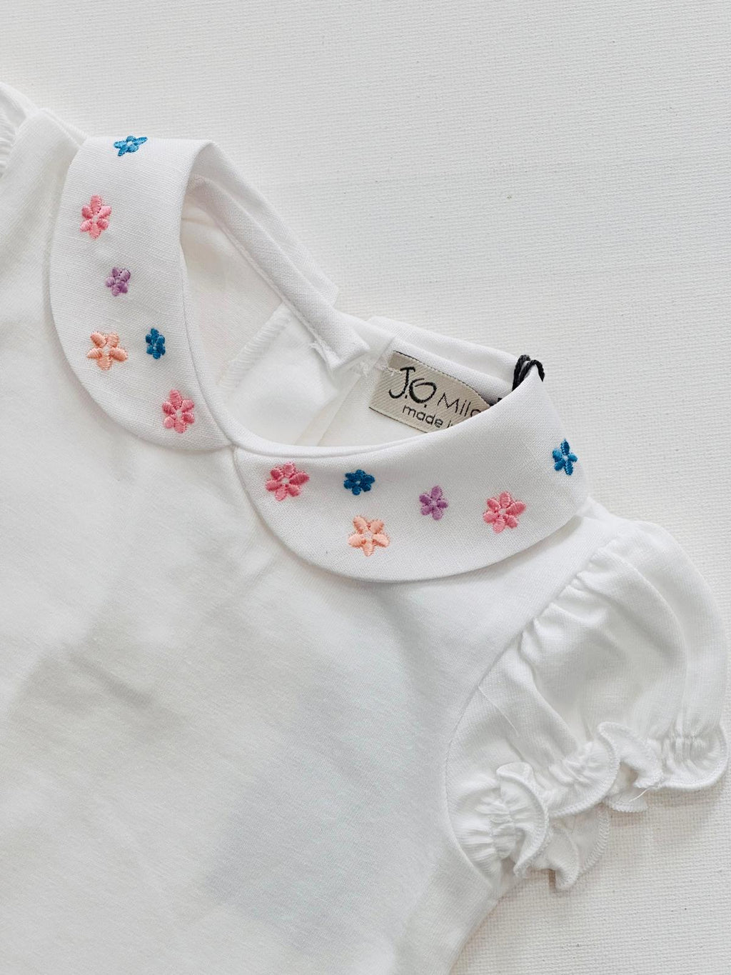 BODY WHITE CON COLLETTO FLOWER