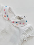 BODY WHITE CON COLLETTO FLOWER