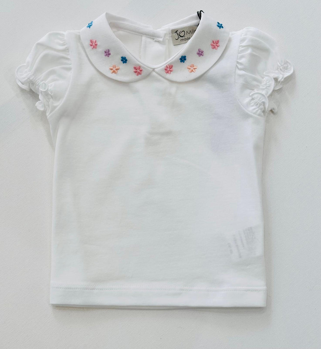 BODY WHITE CON COLLETTO FLOWER