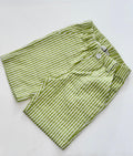 BERMUDA VERDE A RIGHE