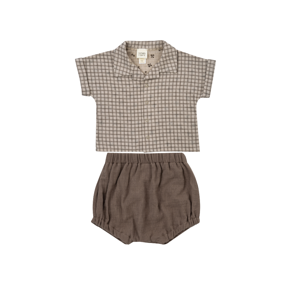 COMPLETINO A QUADRI BROWN