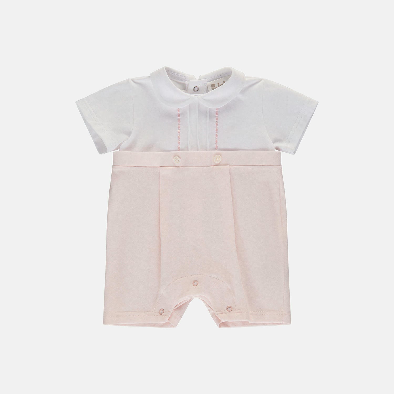 PAGLIACCETTO ROSA CON COLLETTO A PUNTA
