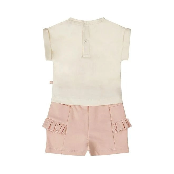 COMPLETINO CON PANTALONCINO FRAGOLA