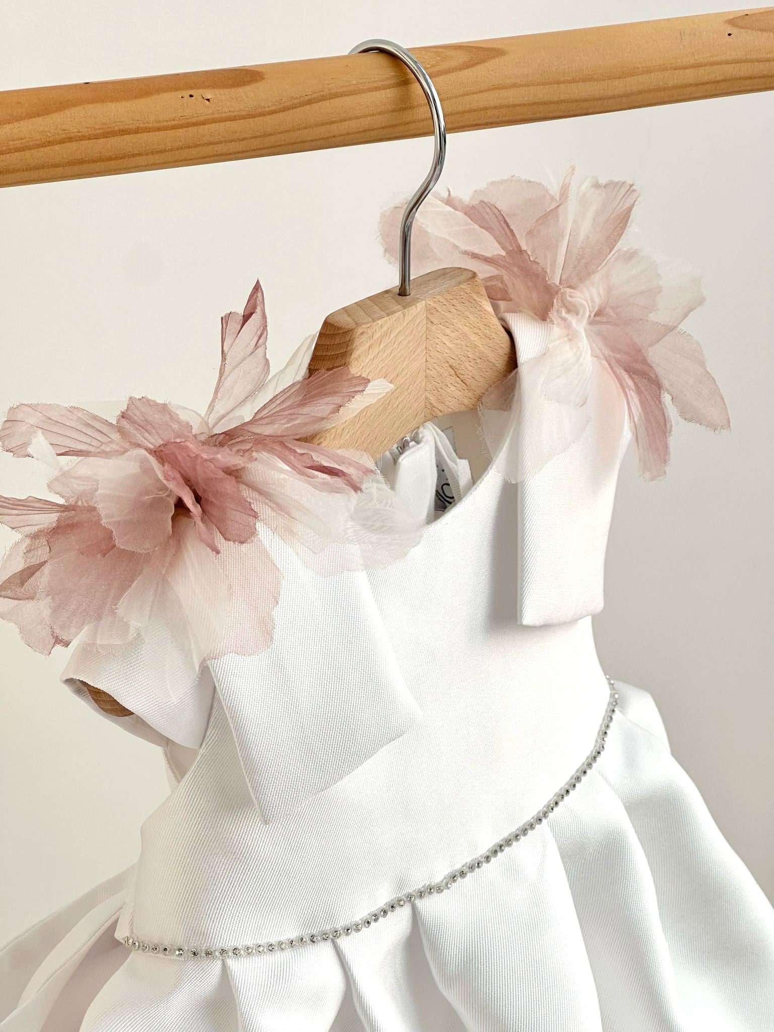 ABITO IN MIKADO BIANCO