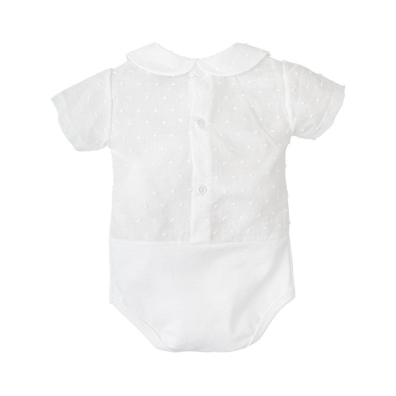 BODY PLUMETIS MANICA CORTA CON COLLETTO ARROTONDATO