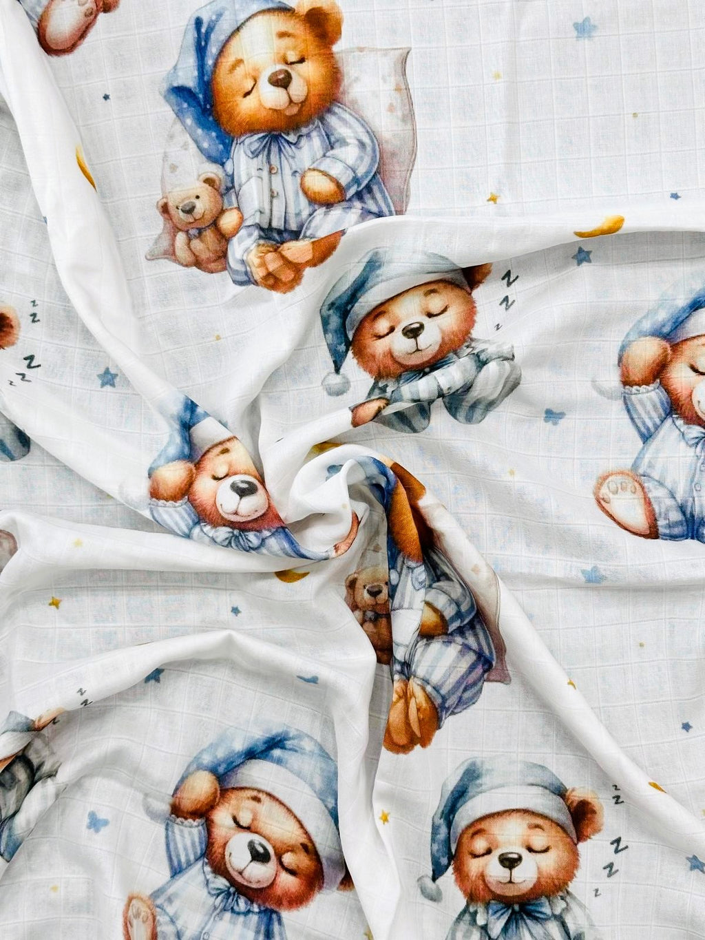 MUSSOLA TEDDY BEAR CELESTE
