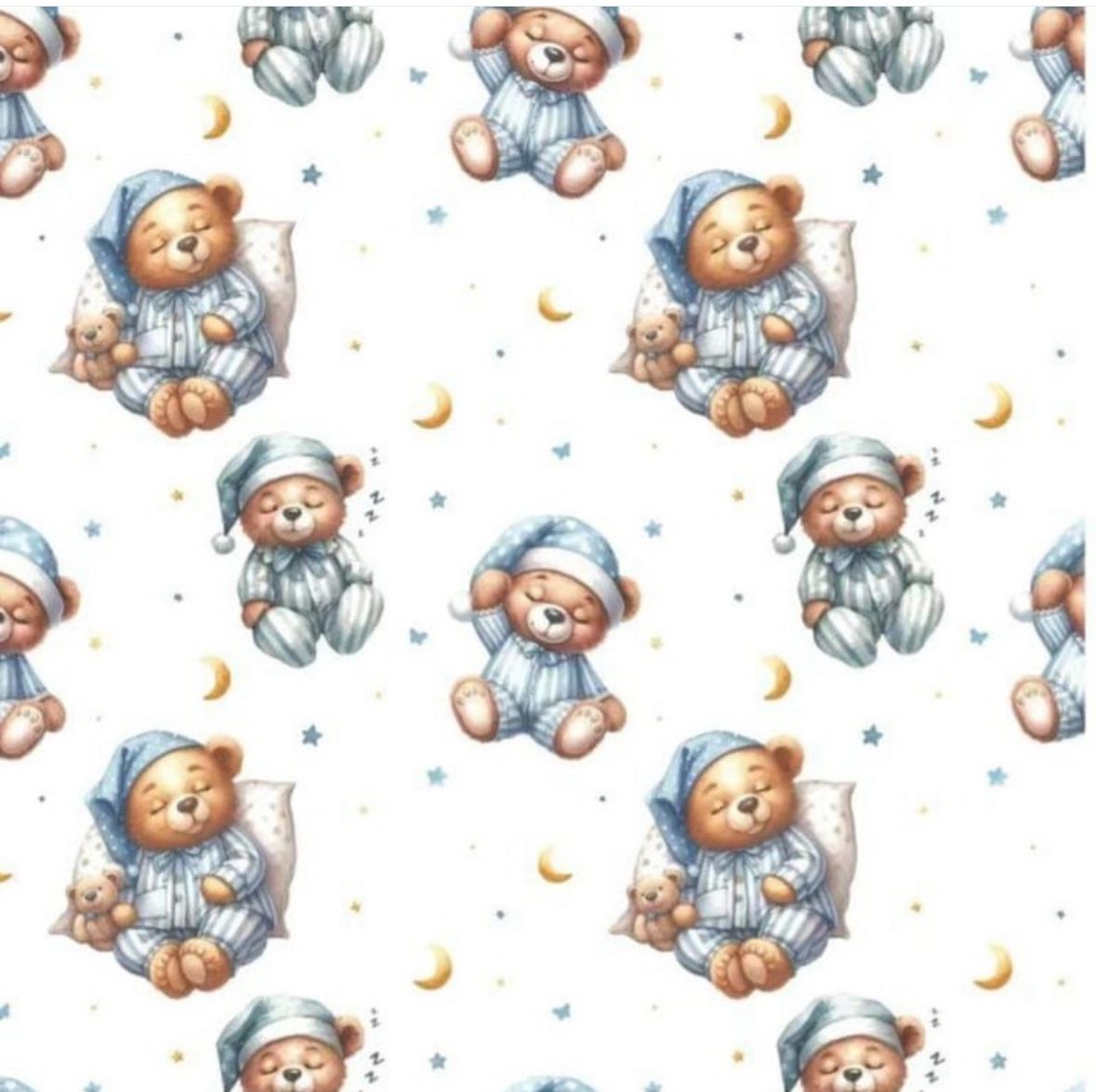 MUSSOLA TEDDY BEAR CELESTE