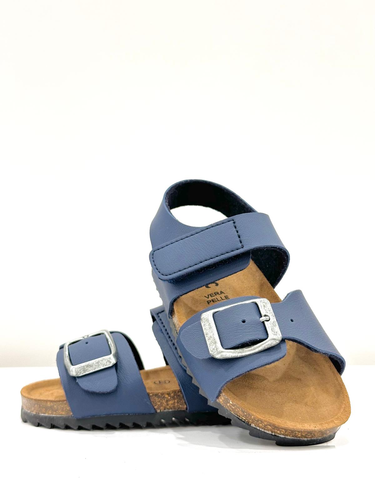 SANDALO STRAPPO BLU