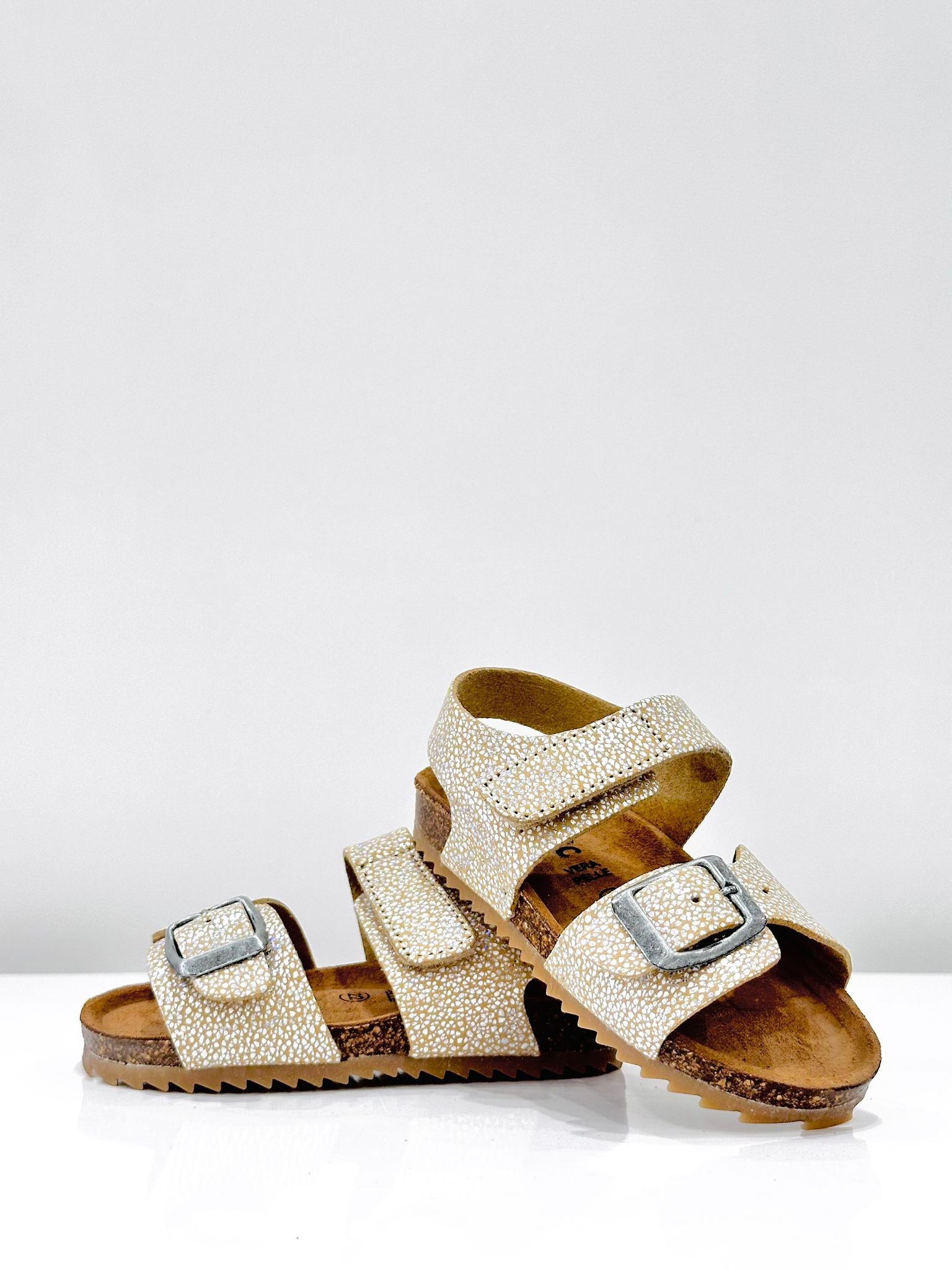 SANDALO STRAPPO GLITTER ORO