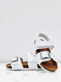 SANDALO STRAPPO GLITTER WHITE/SILVER