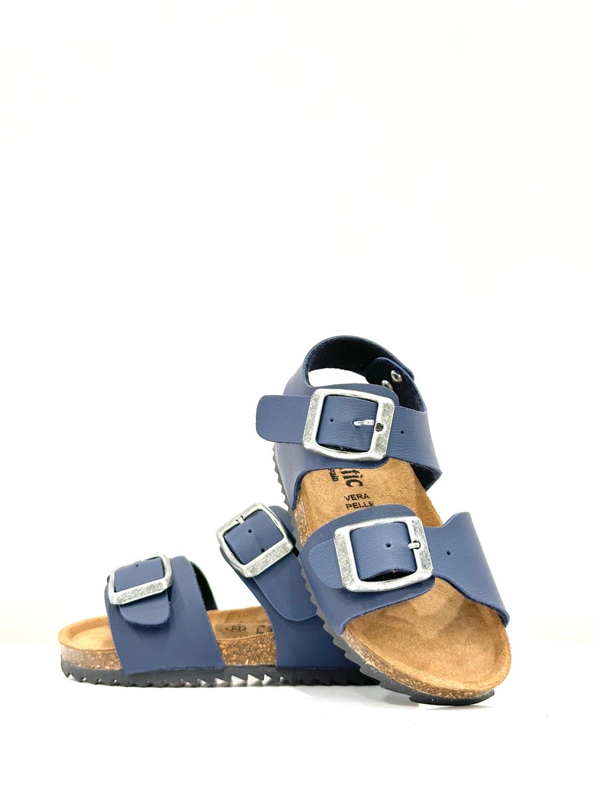 SANDALO CINTURINO BLU