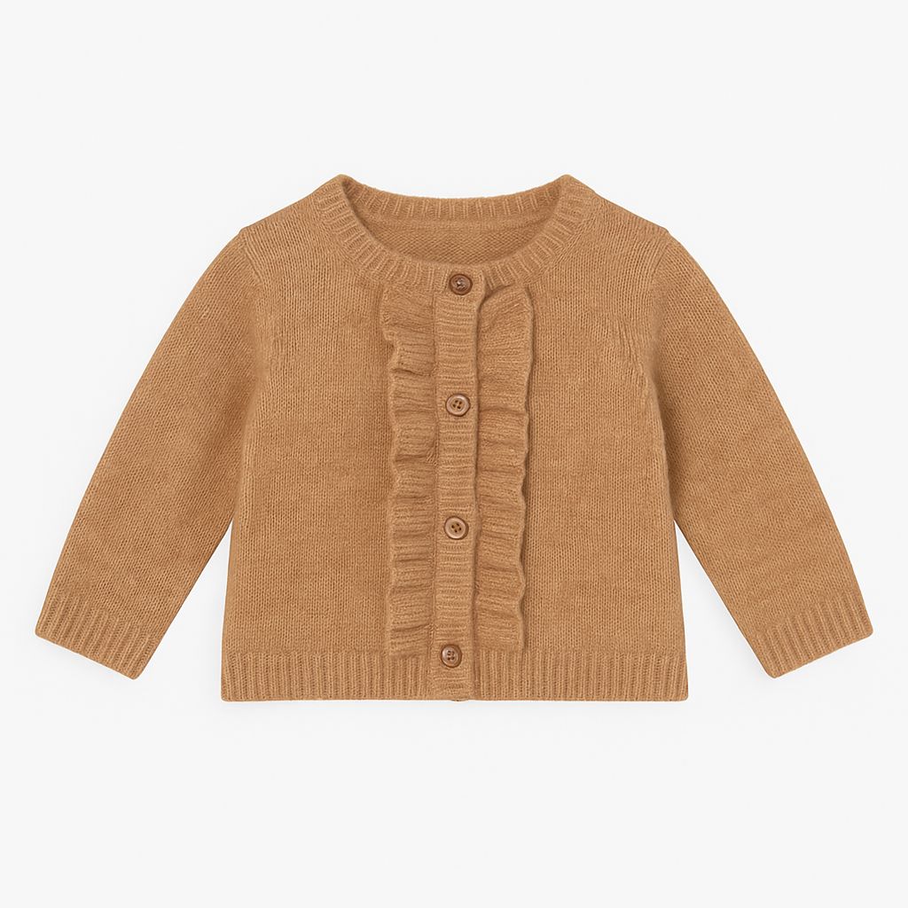CARDIGAN BISCOTTO CON ROUGE