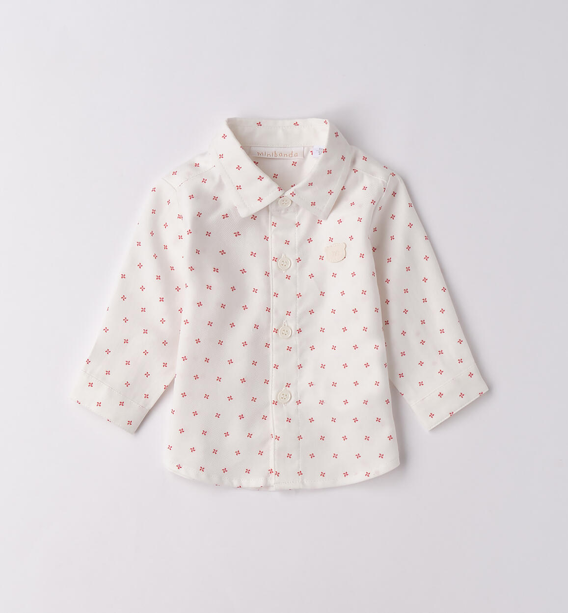 CAMICIA BIANCA A FANTASIA RED