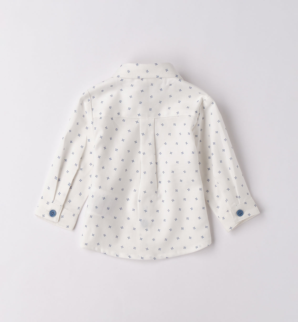 CAMICIA BIANCA FANTASY BLU