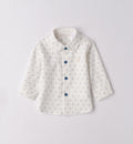 CAMICIA BIANCA FANTASY BLU