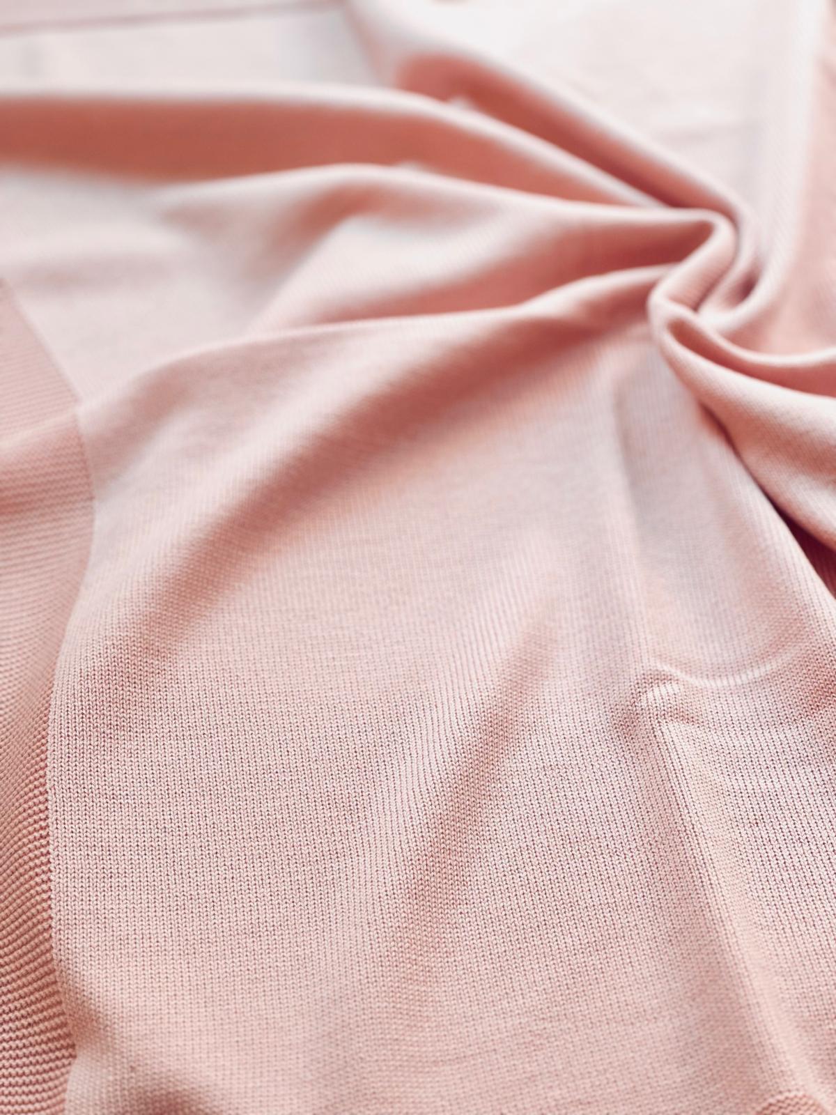 COPERTINA ROSA 100% LANA MERINO EXTRAFINE