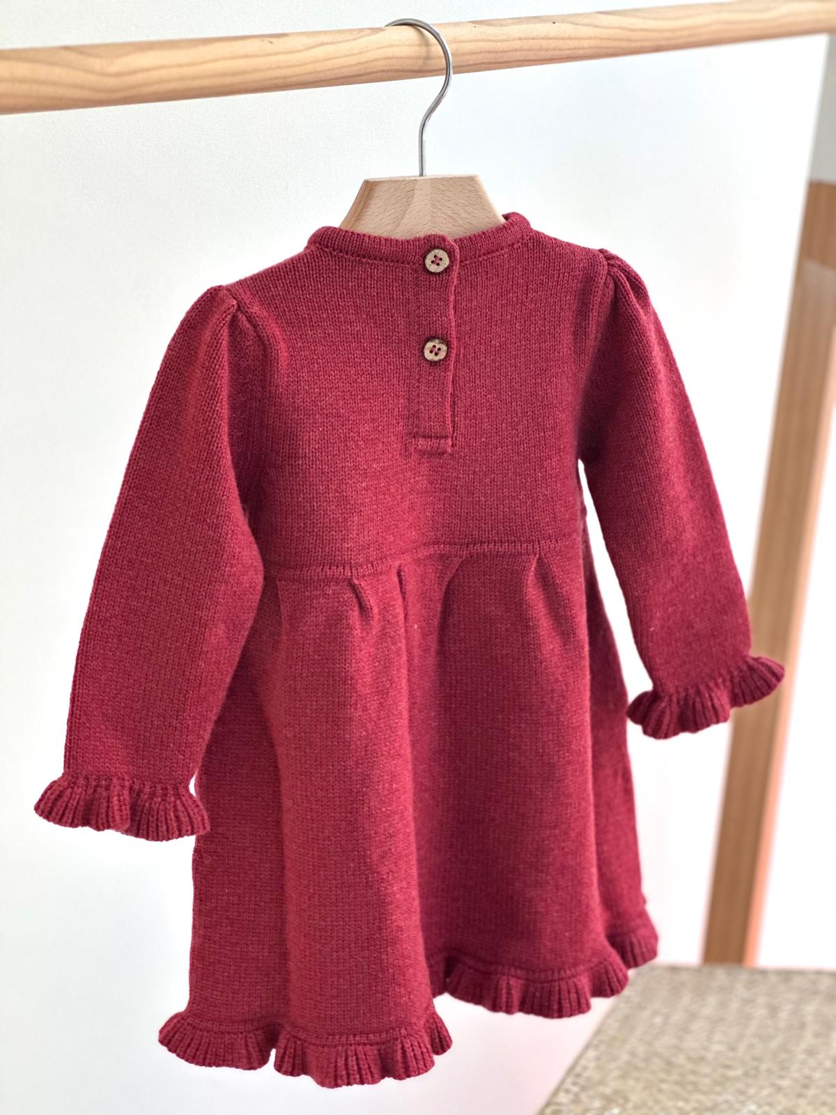 ABITINO ROUGE 100% PURA LANA VERGINE MERINO